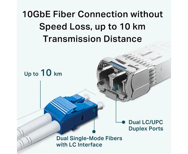 10GBase-LR SFP  LC Transceiver