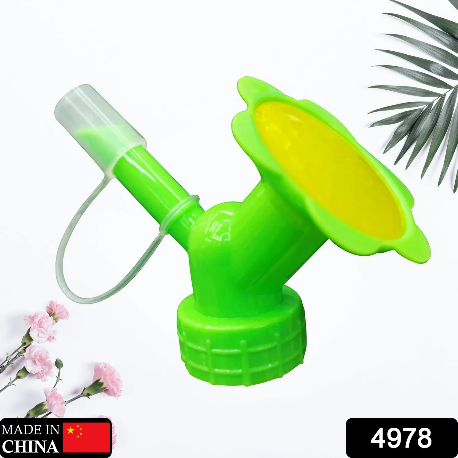 2 in 1 Bottle Cap Sprinkler Dual Head Bottle Watering Spout Double Ended Bottle Watering Nozzle  Watering Can Nozzle for Indoor Seedlings Plant Garden Tool