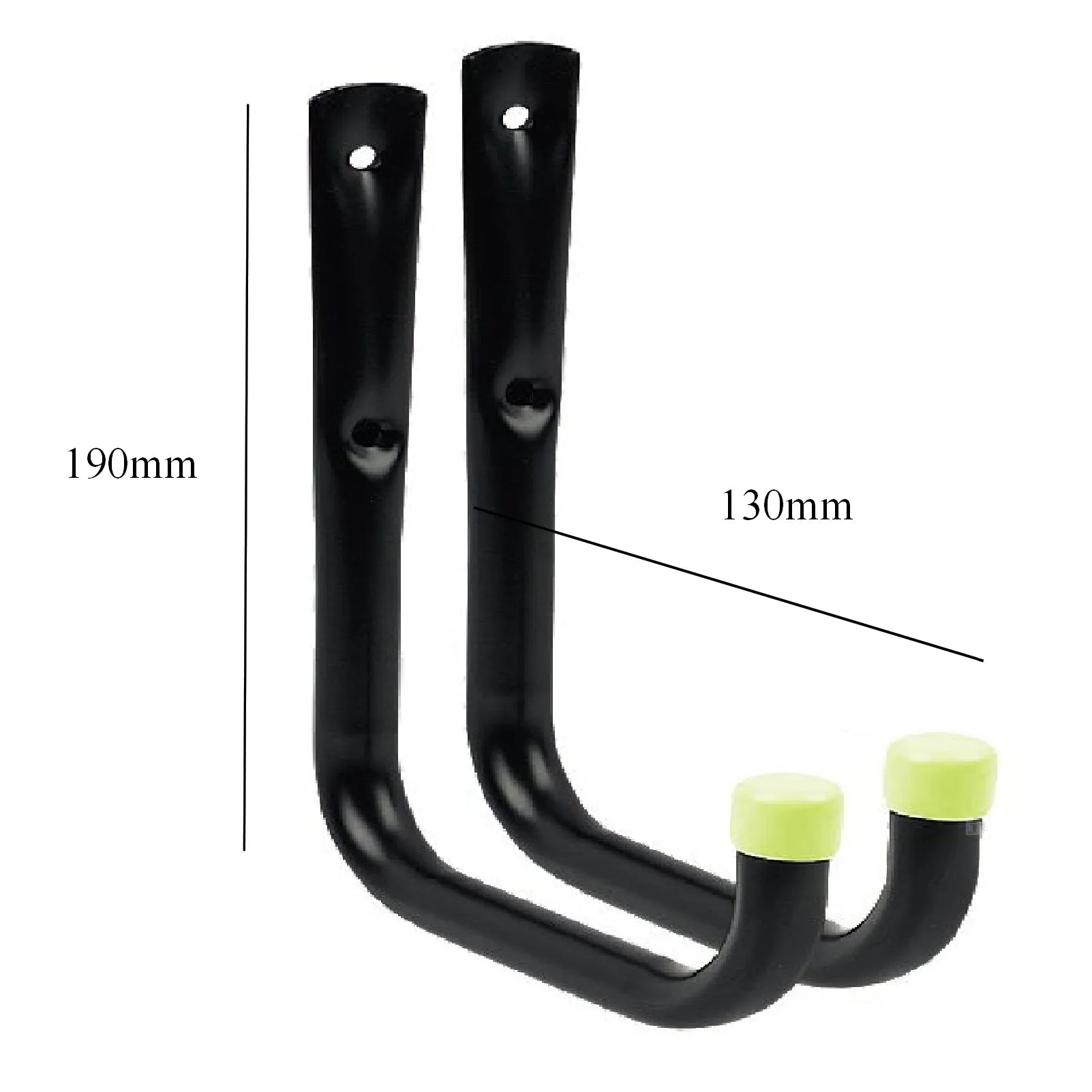 2 x Heavy Duty 13cm Storage Hooks Wall Mounted