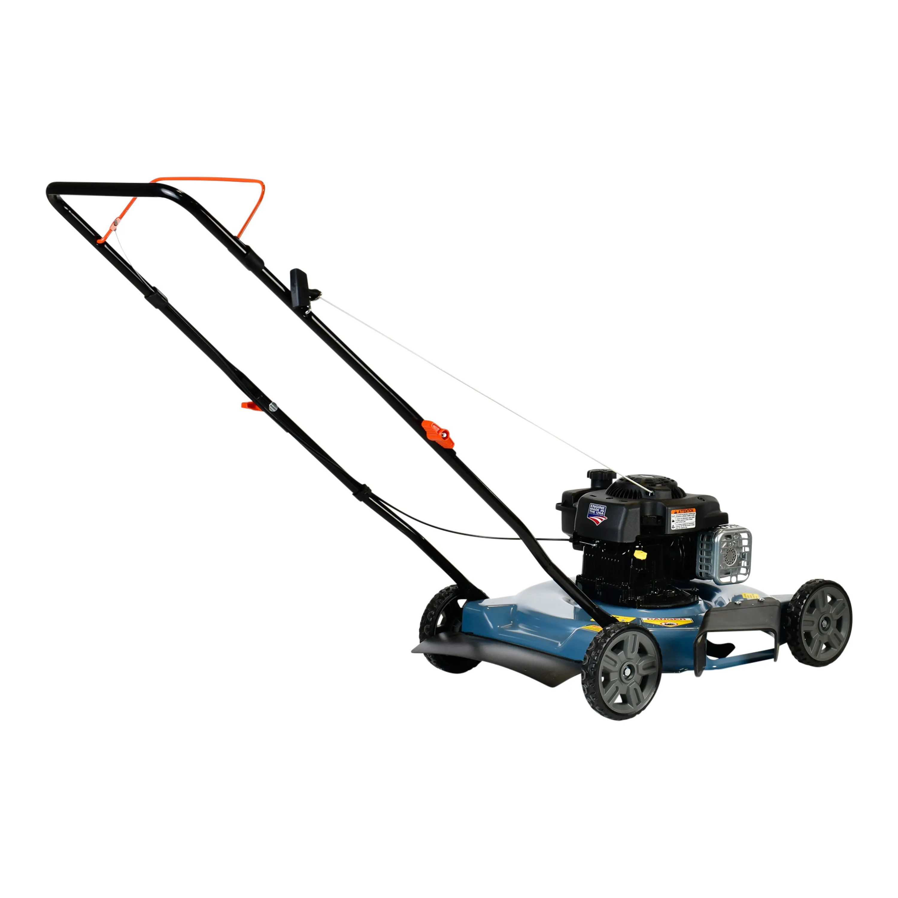 20-Inch 125cc Gas Powered Push Lawn Mower with Side Discharge, LSPG-L2