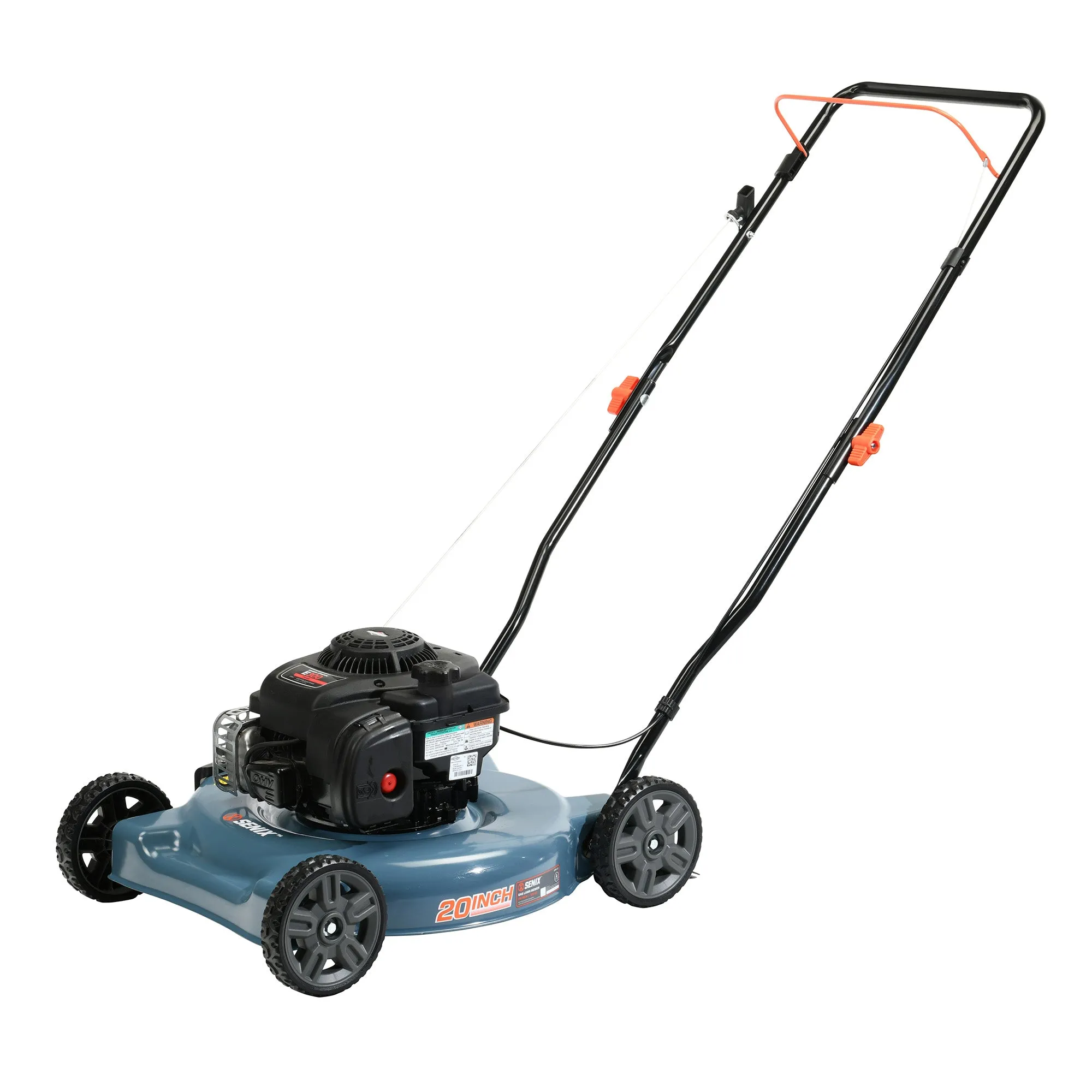 20-Inch 125cc Gas Powered Push Lawn Mower with Side Discharge, LSPG-L2