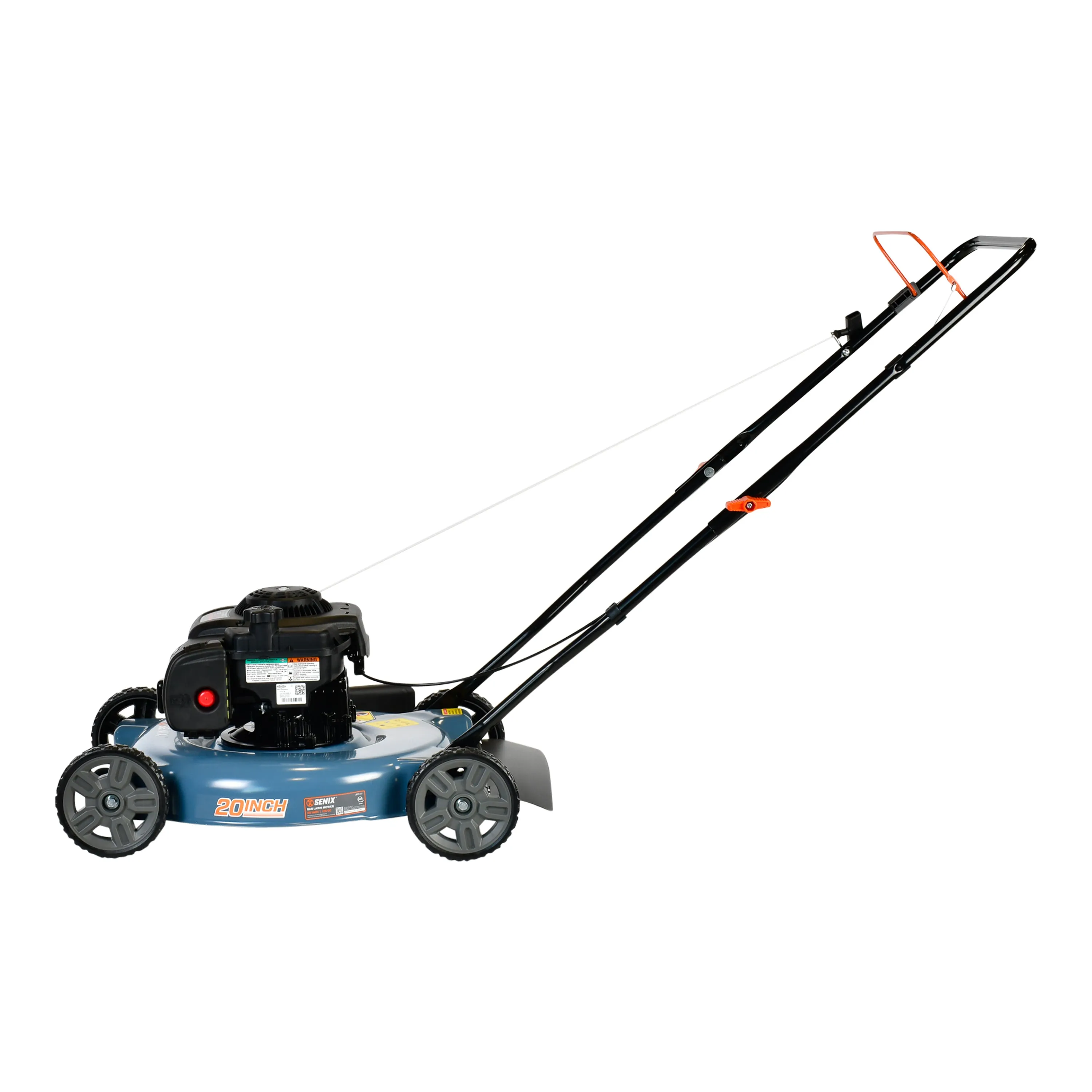 20-Inch 125cc Gas Powered Push Lawn Mower with Side Discharge, LSPG-L2