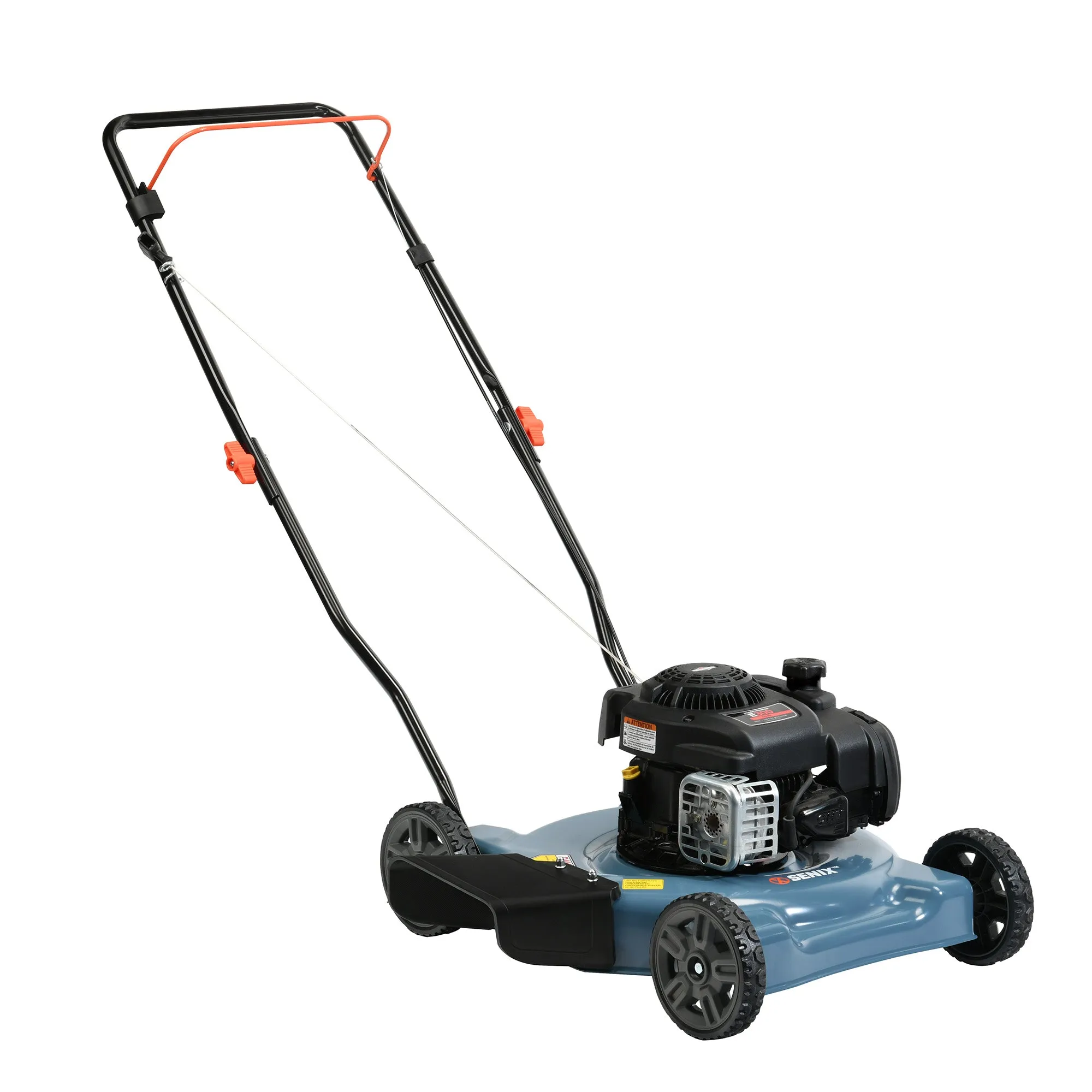 20-Inch 125cc Gas Powered Push Lawn Mower with Side Discharge, LSPG-L2