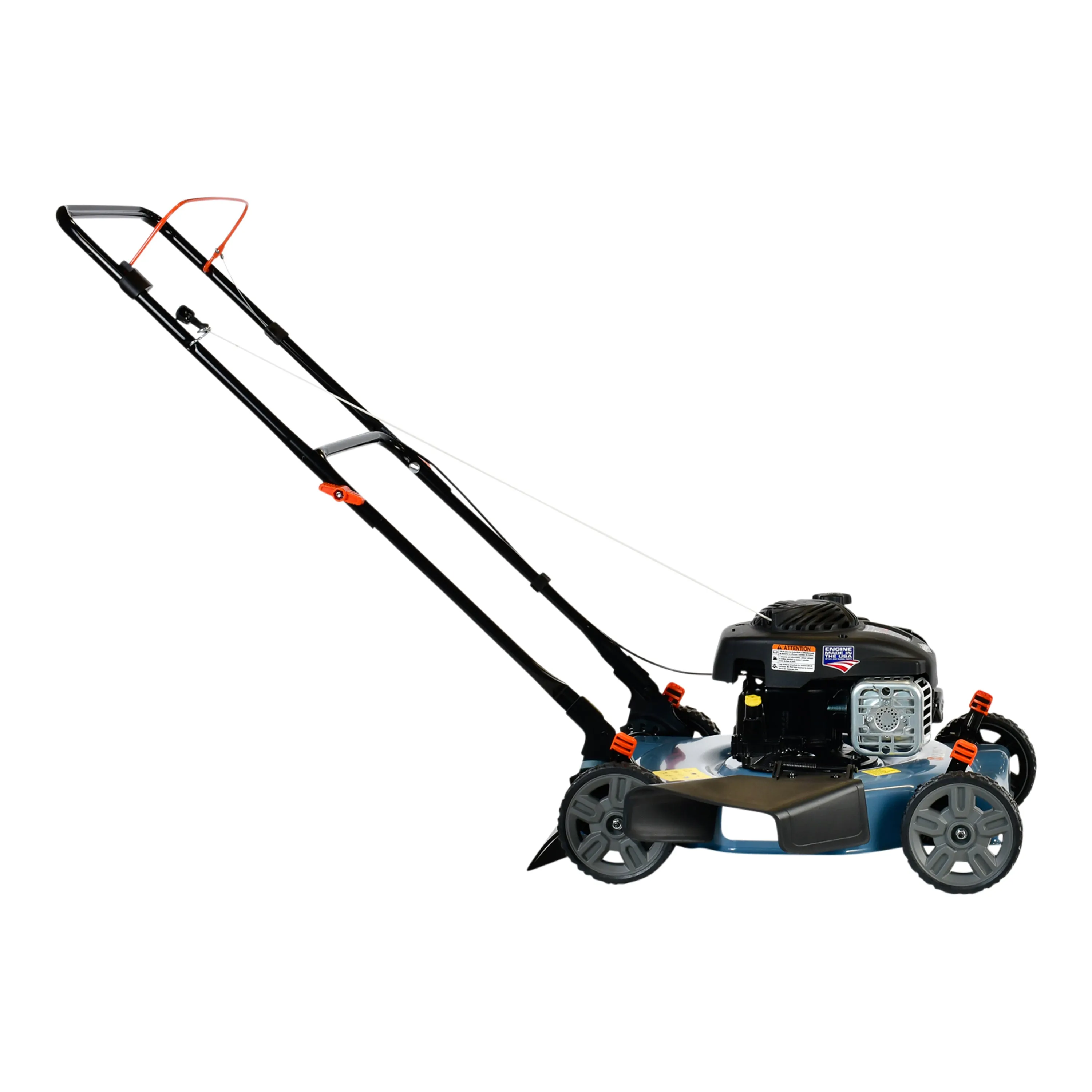 20-Inch 125cc Gas Powered Push Lawn Mower with Side Discharge, LSPG-L3