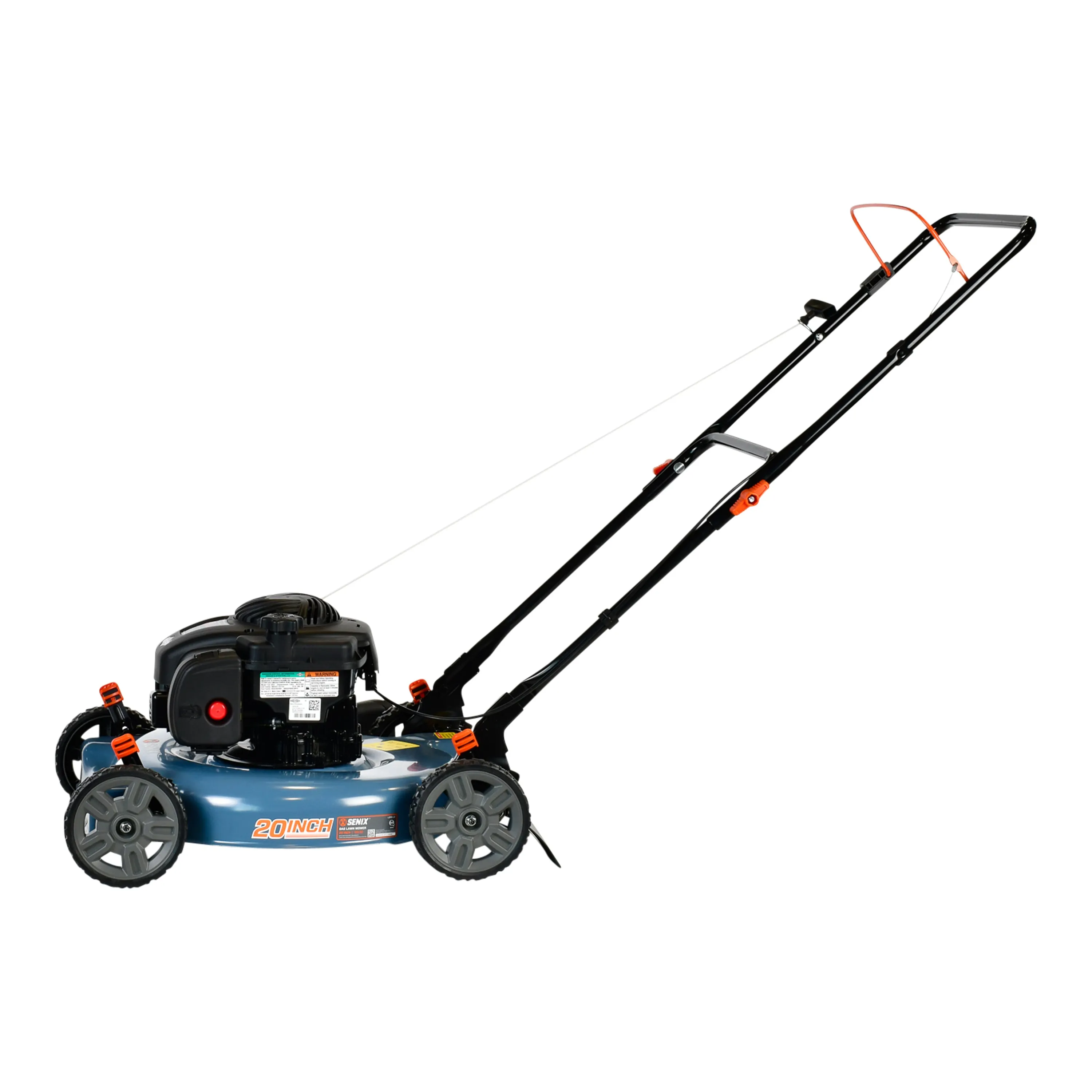 20-Inch 125cc Gas Powered Push Lawn Mower with Side Discharge, LSPG-L3