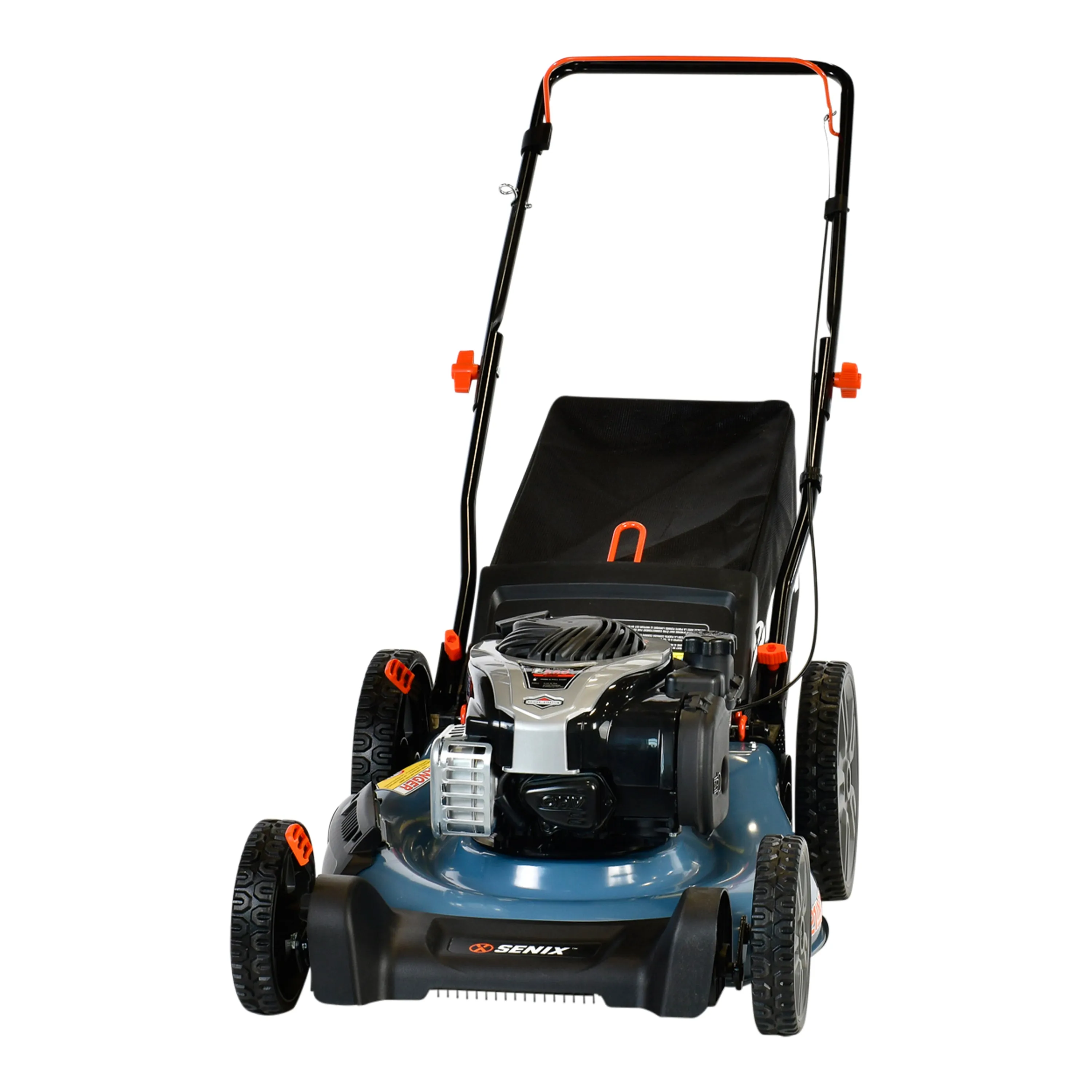 21-Inch 140cc Gas Powered Push Lawn Mower, 3-In-1, Mulch, Side Discharge & Rear Bagging, LSPG-M7