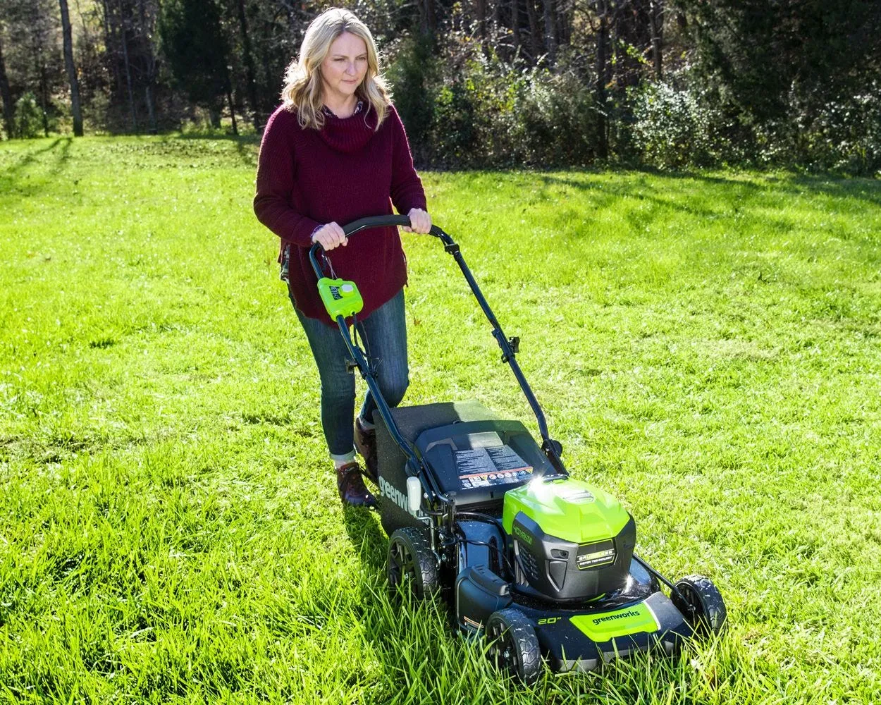 40V 20" Cordless Battery Push Lawn Mower w/ 4.0Ah Battery & Charger