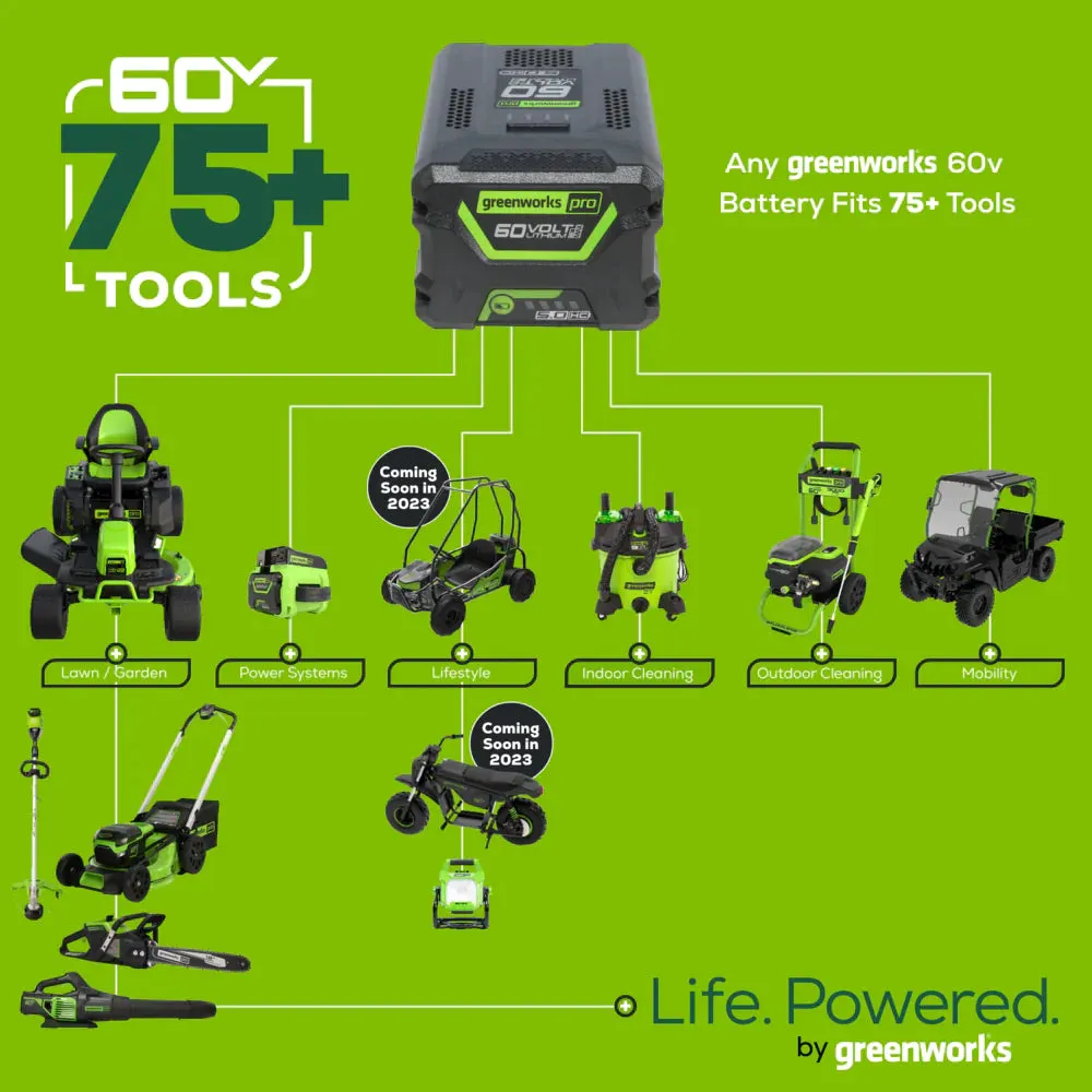 60V 16" Cordless Battery String Trimmer (Attachment Capable) & 16" Hedge Trimmer Attachment Combo Kit w/ 4.0 Ah Battery & Charger