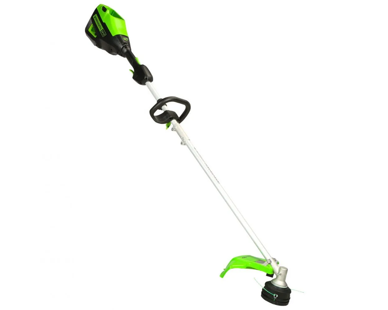 60V 16" Cordless Battery String Trimmer (Attachment Capable) & Horizontal Blower Attachment w/ 4.0 Ah Battery & Charger