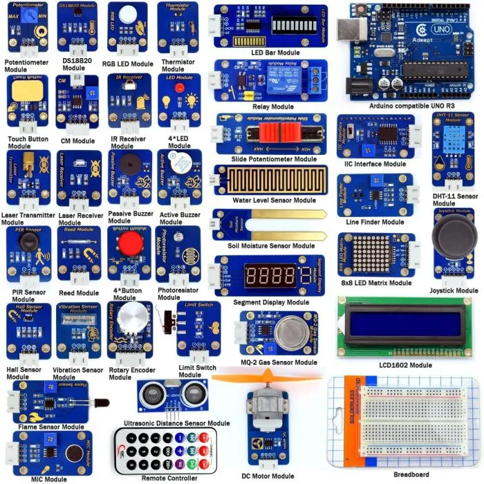 Adeept 42 in 1 Ultimate Sensor Kit