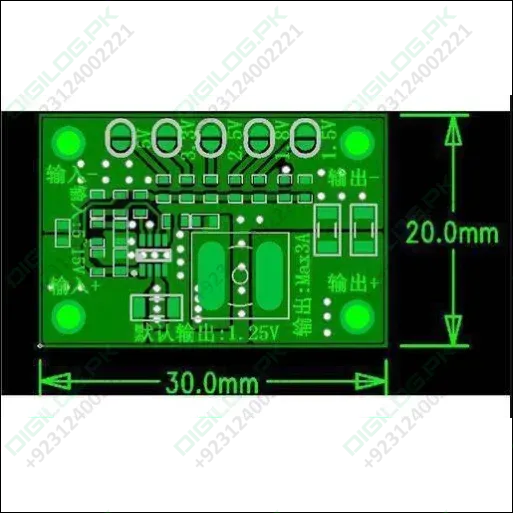 Adjustable Buck Convertor Module CA 1235 DSO198-61E 1.25V 1.5V 1.8V 2.5V 3.3V 5V