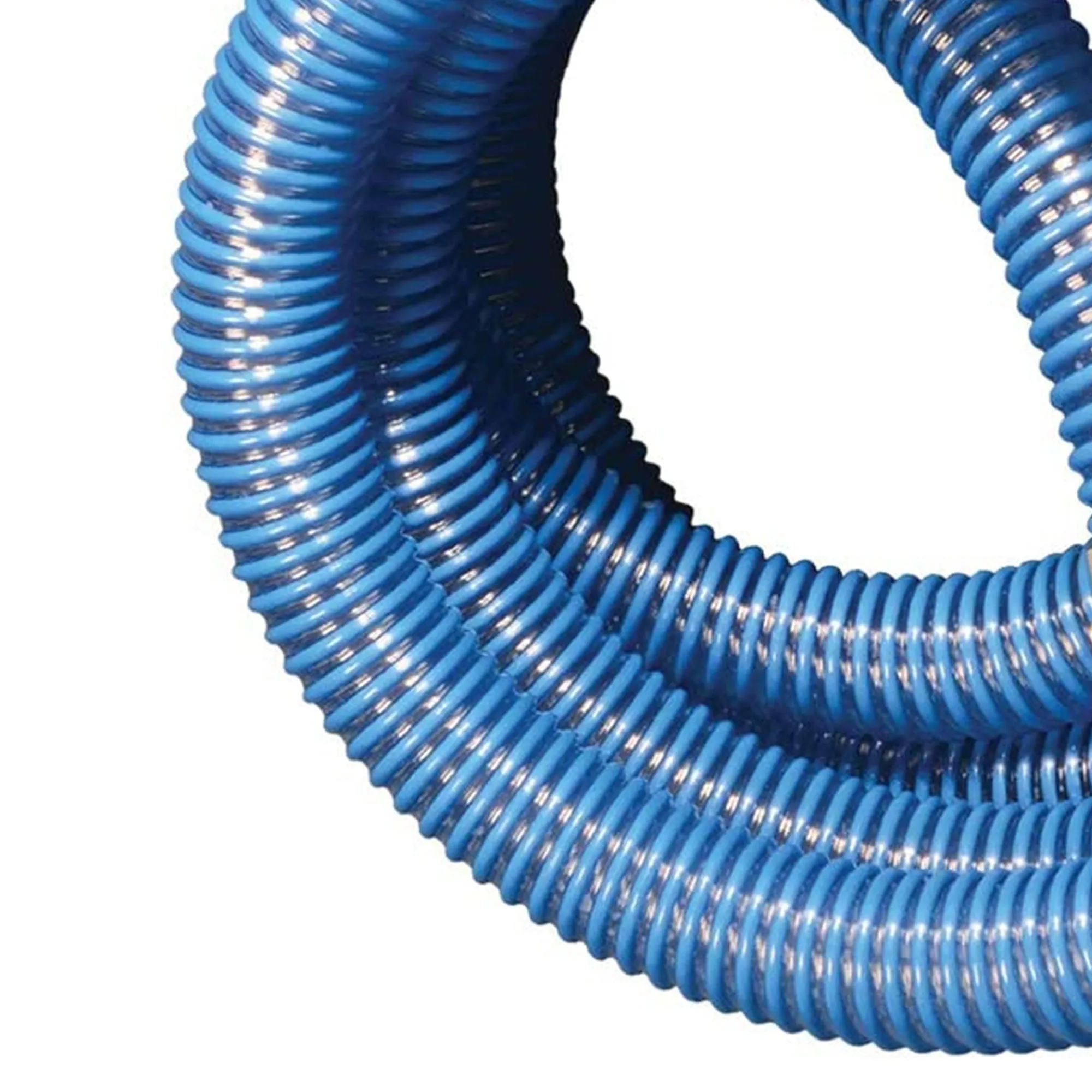 Apache 98106501 20 Foot Long 2 Inch Diameter 58 PSI Flexible PVC Pool Hose, Blue