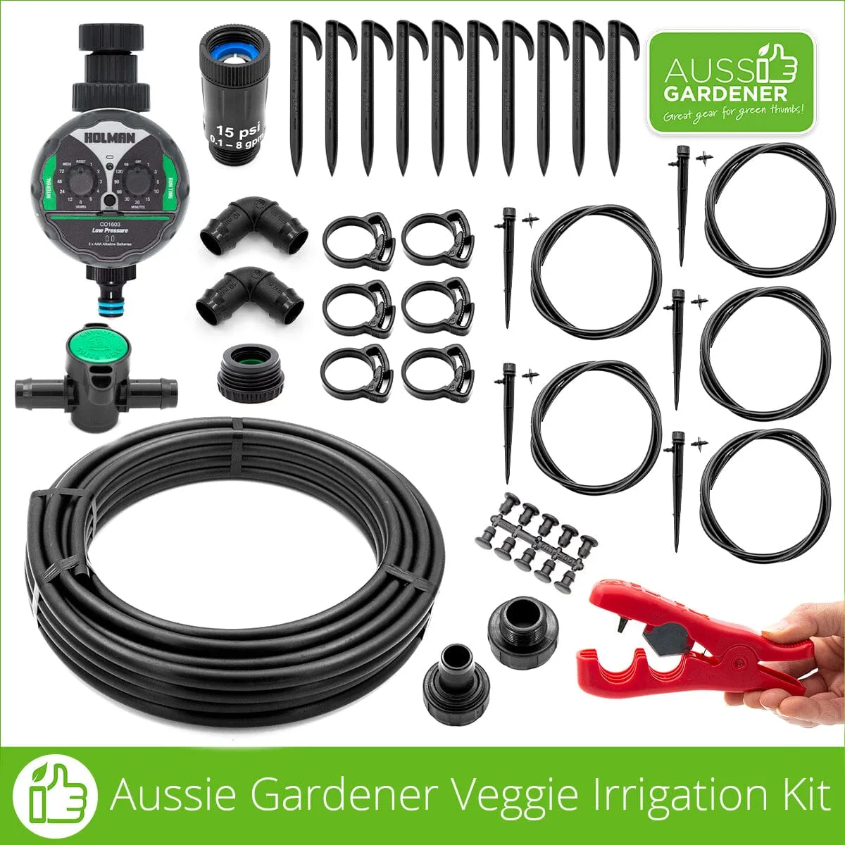 Aussie Gardener Veggie Irrigation Kit