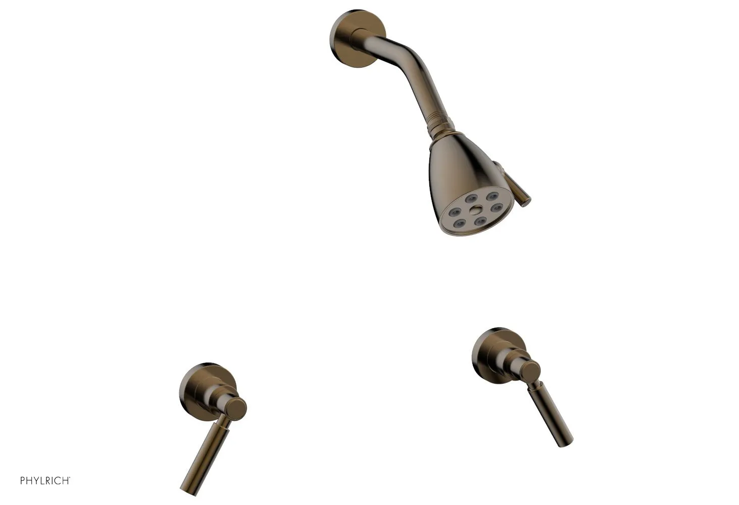 BASIC Two Handle Shower Set - Lever Handles D3130