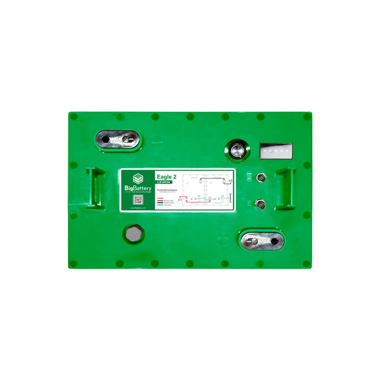 BigBattery | 48V 2X EAGLE 2 Bundle | LiFePO4 Lithium Battery 3.26kWh Total | For Golf Carts, Utility Vehicles, RVs & Camper Vans [BNDL-B0013]