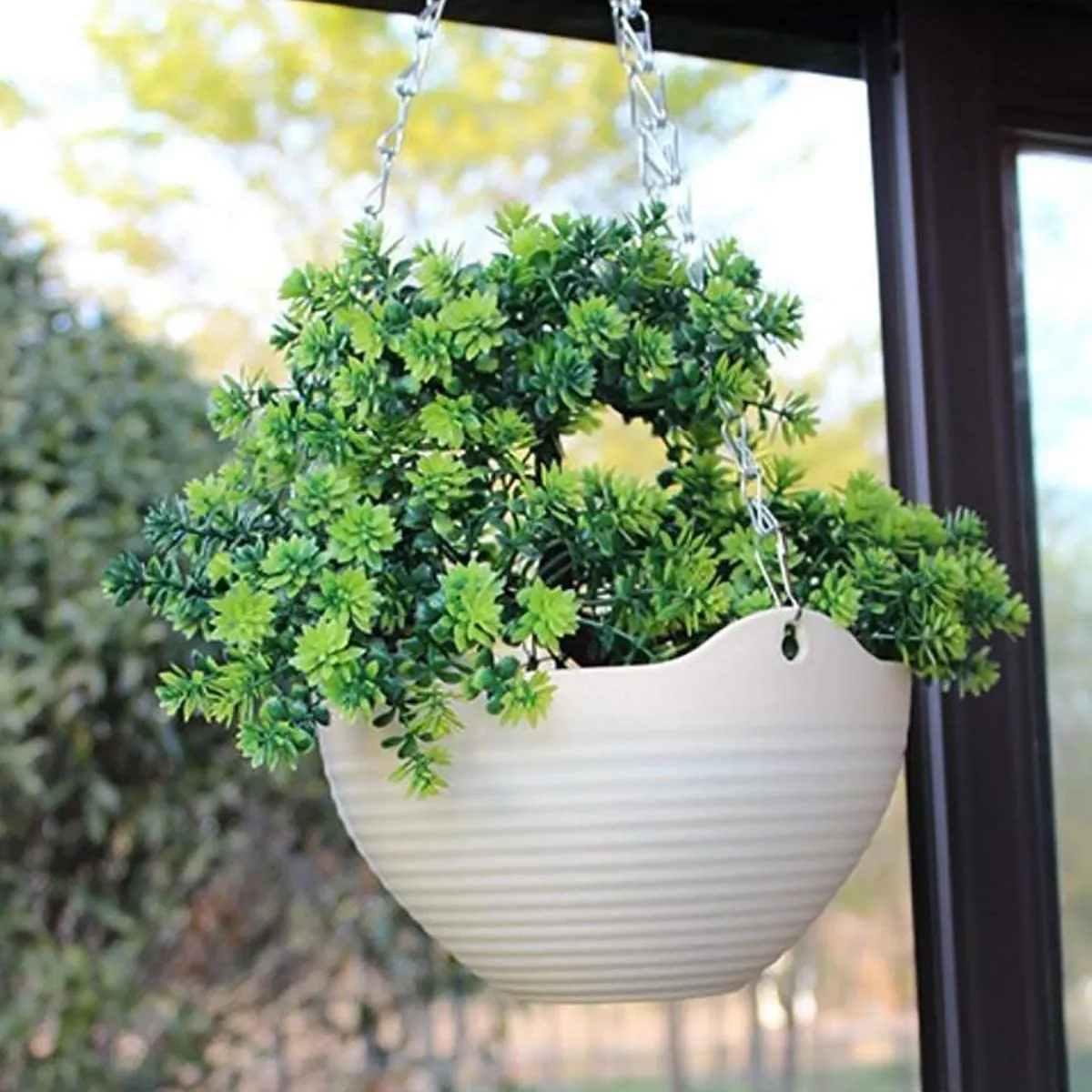 Bulk Set of 9 Colors Self-Watering Hanging Planter Basket Wholesale