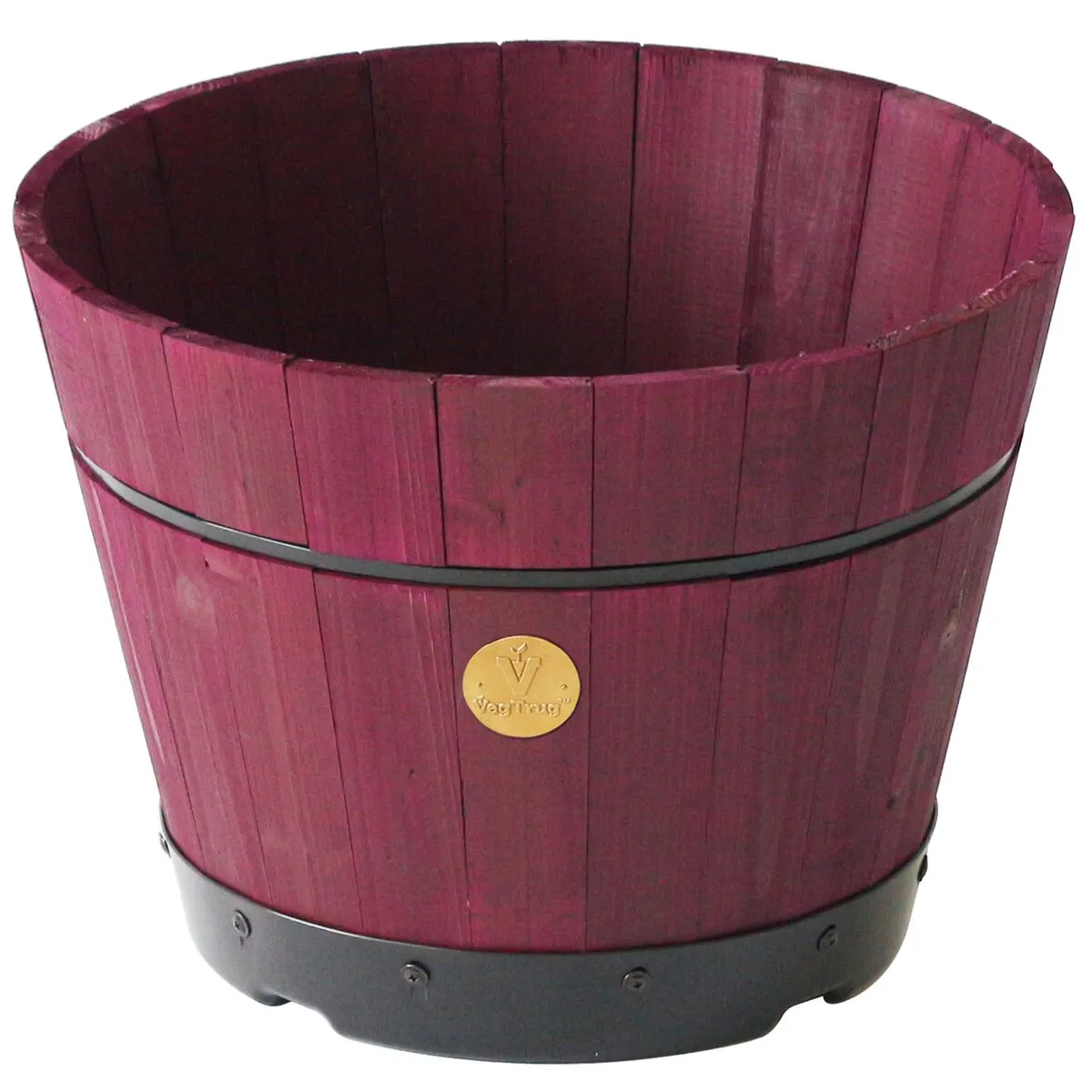 Coloured Barrel Planter