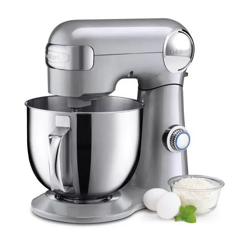 Cuisinart 500-Watt Precision Master Tilt-Head Stand Mixer (5.5Qt) (Silver) (Manufacturer Refurbished)