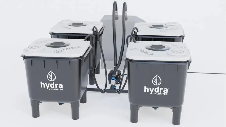 HydraMax 4 Bucket Home RDWC System