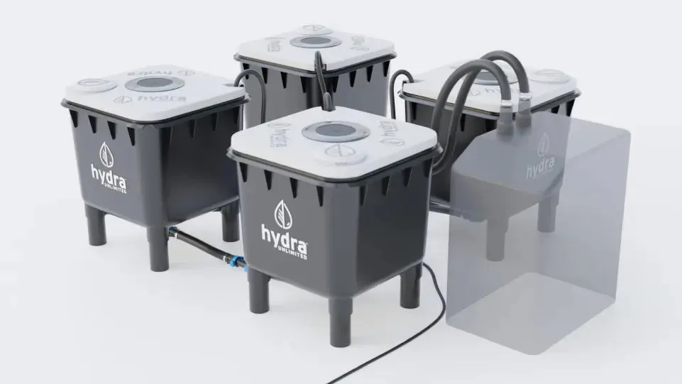 HydraMax 4 Bucket Home RDWC System