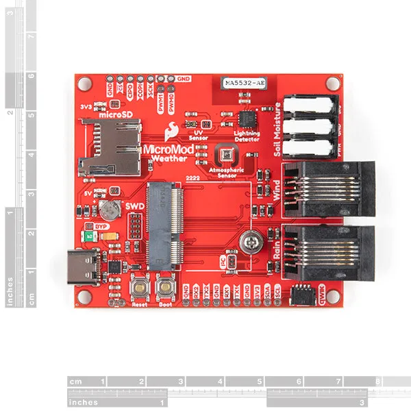 SparkFun MicroMod Weather Carrier Board