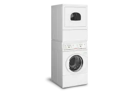 Speed Queen 27" Commercial Grade Front Load Washer/Electric Dryer Laundry Center LTEE5ASP303ZW01