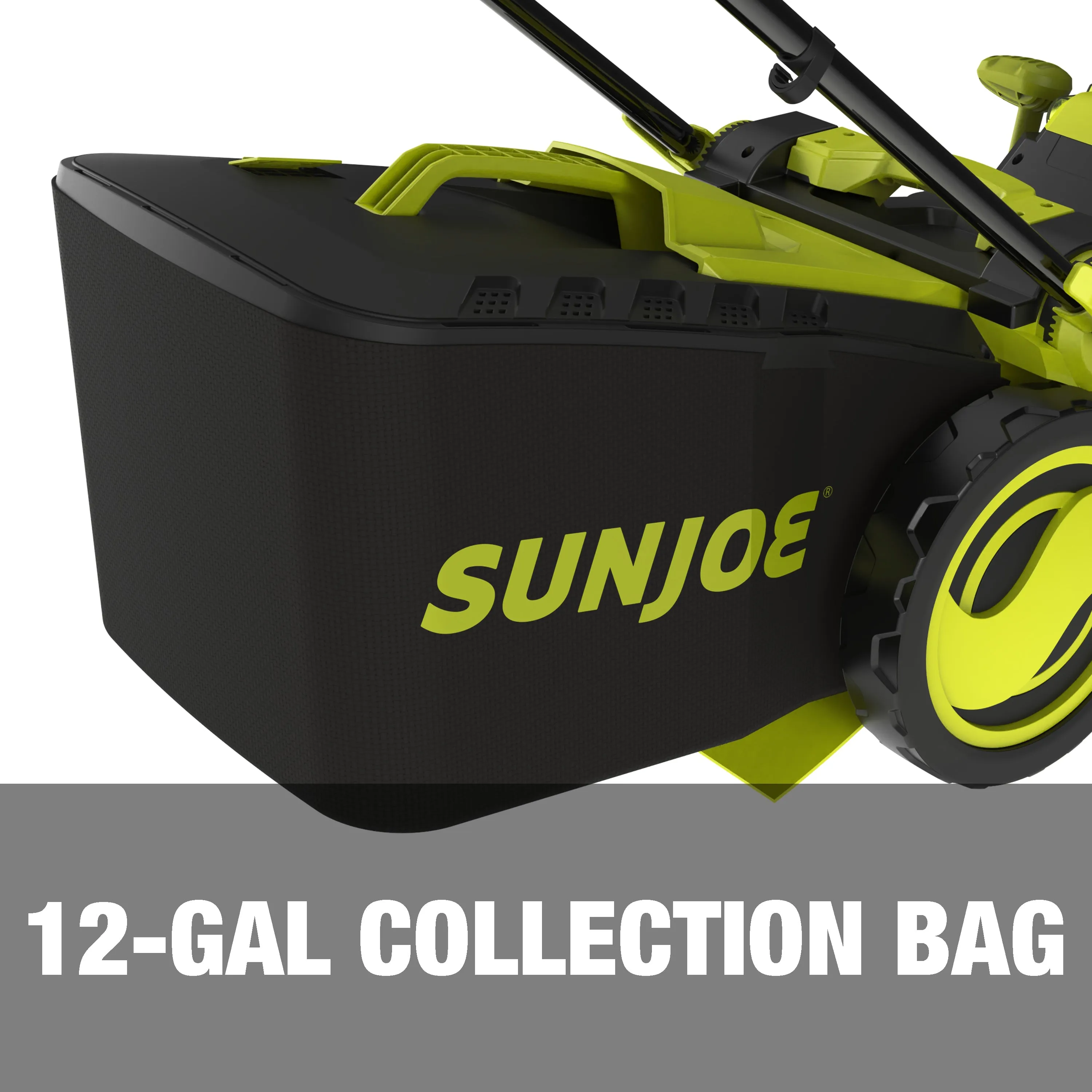 Sun Joe 24V-X2-16LM 48-Volt* IONMAX Cordless Brushless Lawn Mower Kit | 16-Inch | 12-Gallon Collection Bag | Comfort Grip | 6-Position Height Adjustment | W/ 2 x 4.0-Ah Batteries   Charger