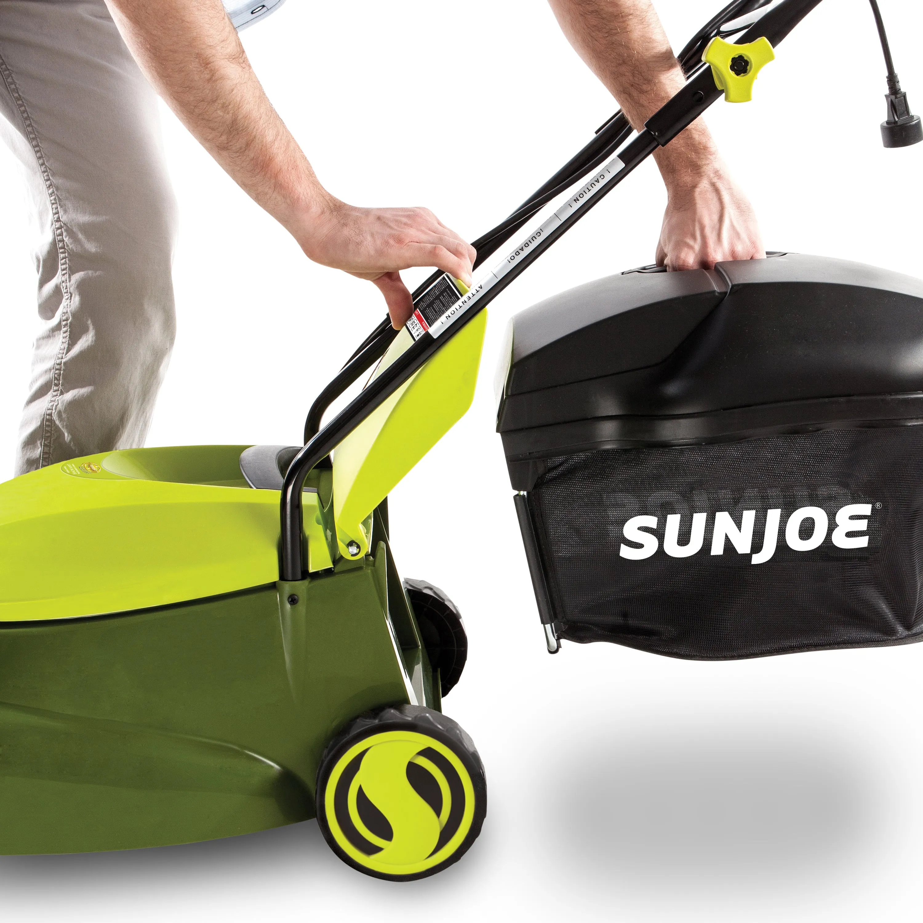 Sun Joe Lawn Lover Bundle | Electric Lawn Mower   Leaf Blower   String Trimmer