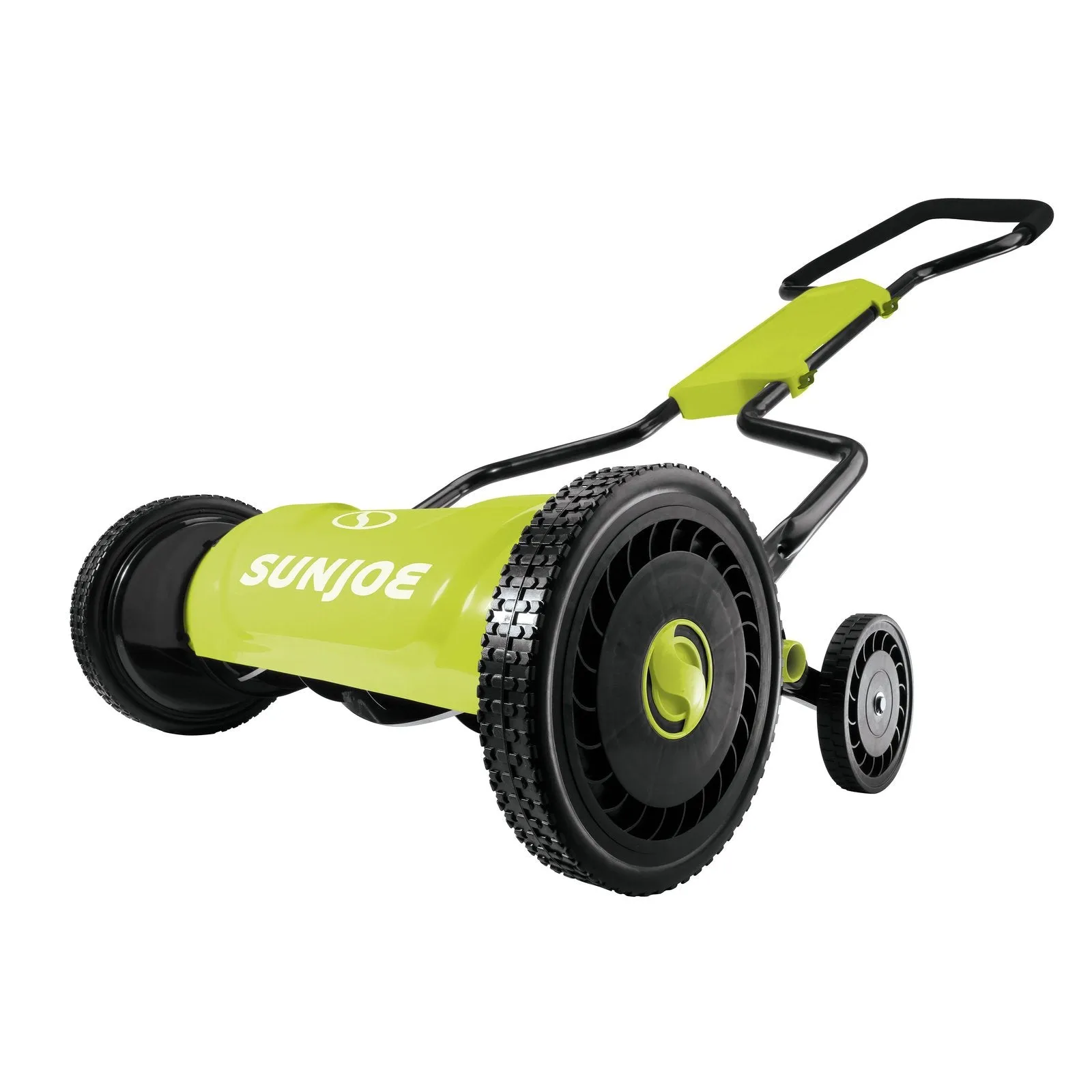 Sun Joe MJ1800M Silent Push Reel Mower | 5-Position | 18-inch Quad-Wheel