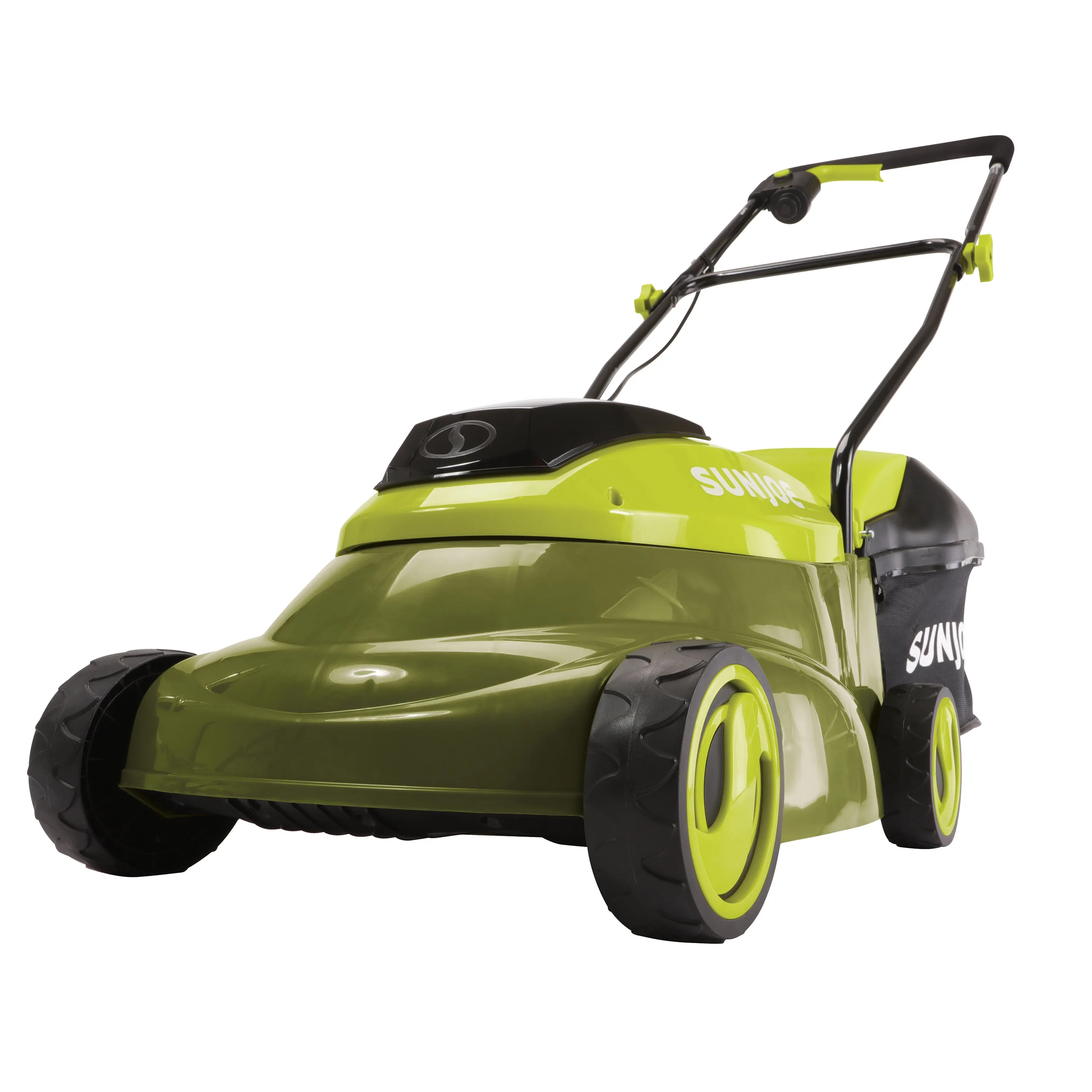 Sun Joe MJ24C-14 24-Volt* IONMAX Cordless Brushless Lawn Mower Kit | 14-inch | W/ 4.0-Ah Battery   Charger