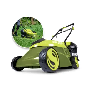 Sun Joe MJ401C 28-Volt Cordless Walk-Behind Push Lawn Mower | 14-inch | 3-Position Height Adjustment