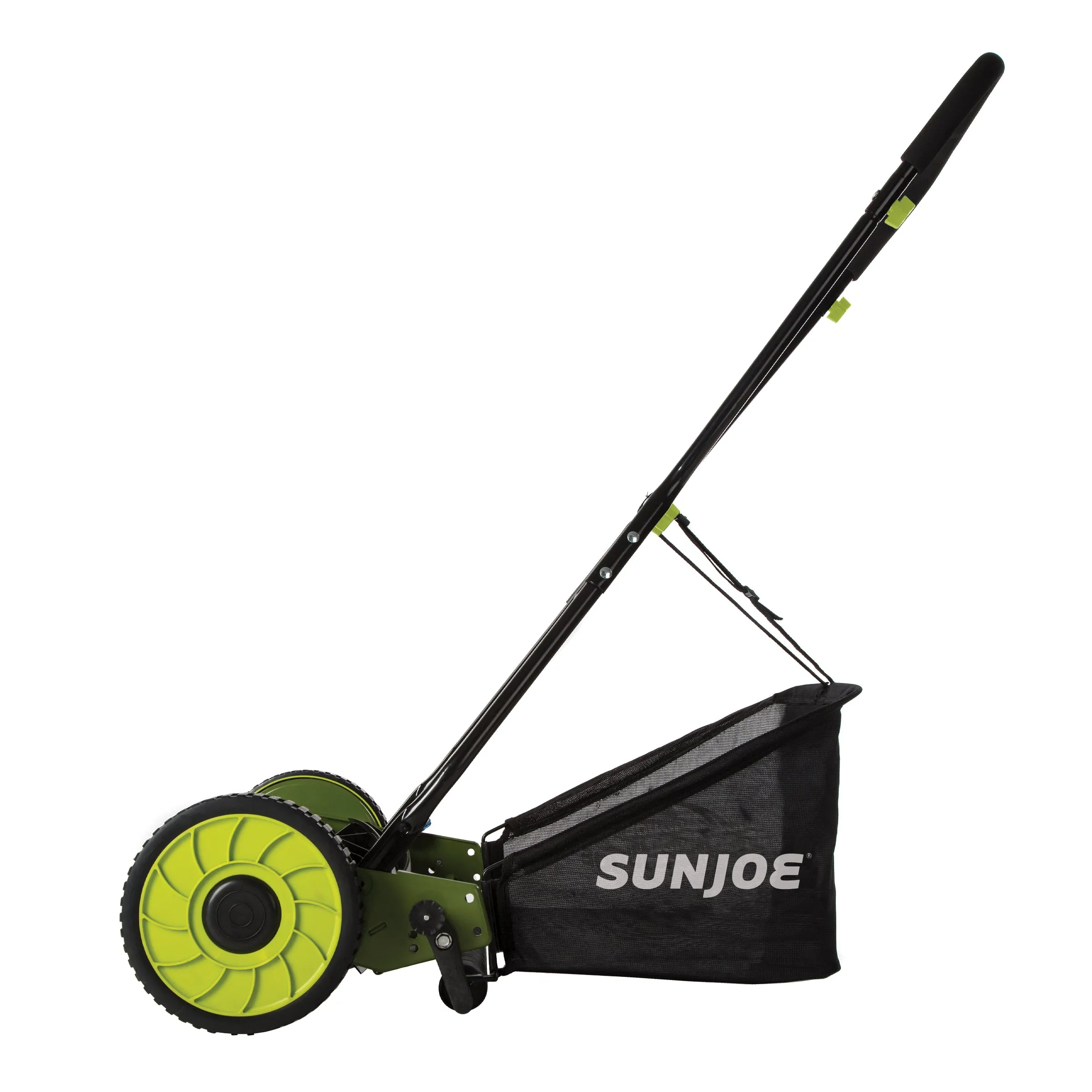 Sun Joe MJ500M Manual Reel Mower w/ Grass Catcher | 16 inch