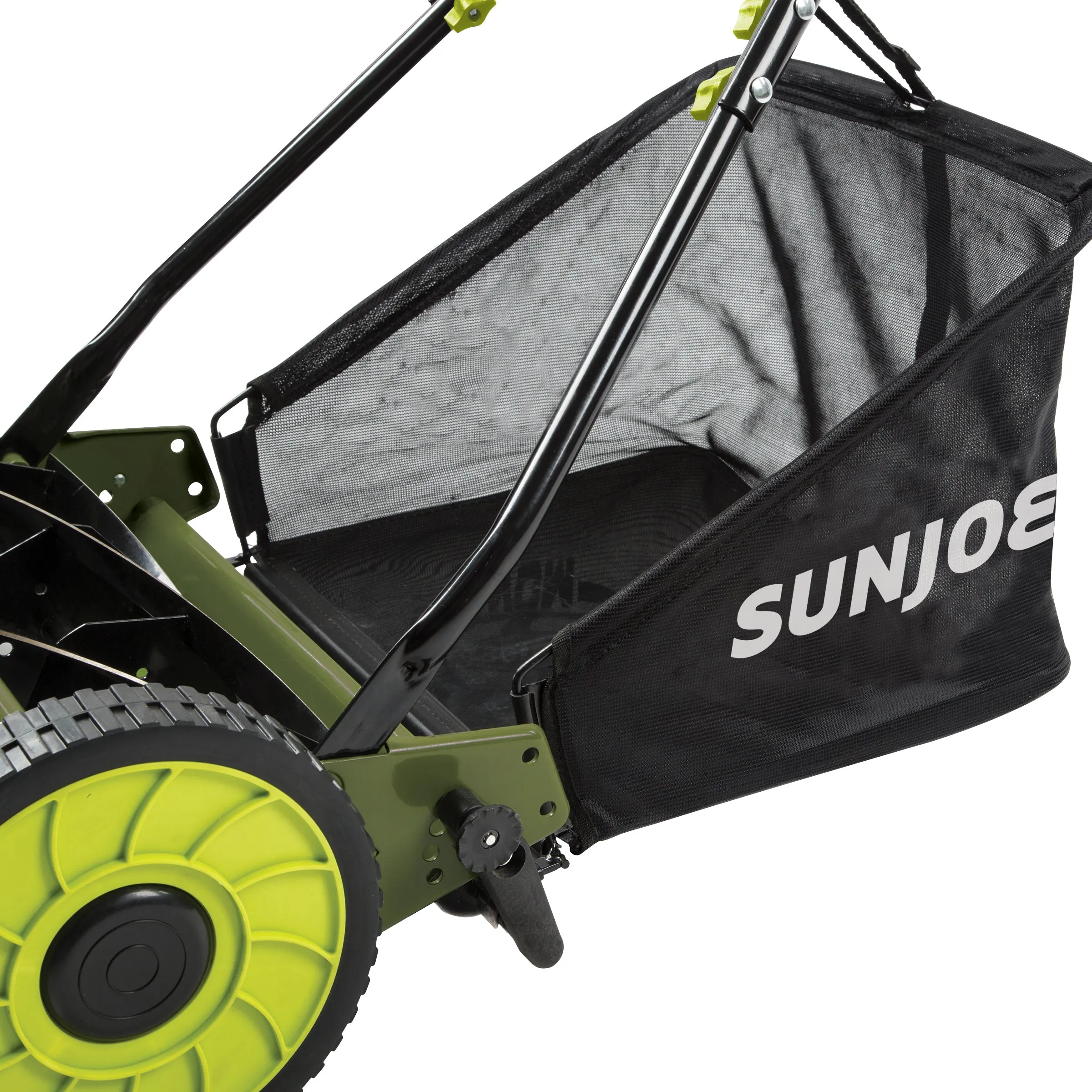 Sun Joe MJ500M Manual Reel Mower w/ Grass Catcher | 16 inch